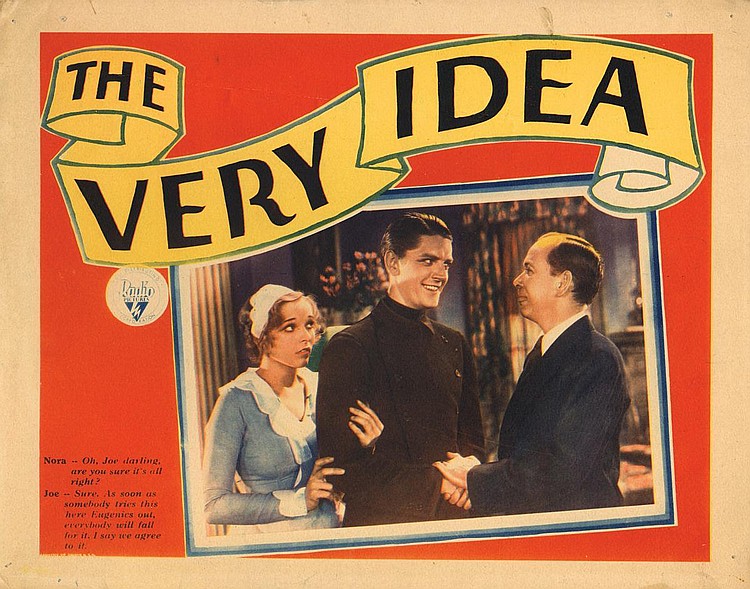 Sally Blane, Frank Craven, and Hugh Trevor in The Very Idea (1929)