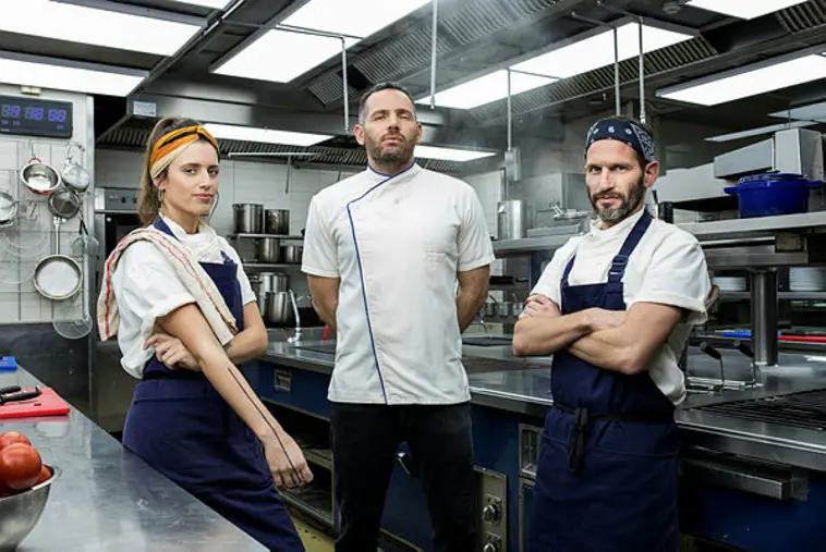 Guri Alfi, Yael Elkana, and Gal Toren in The Chef (2020)