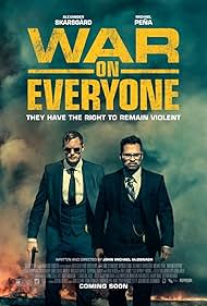 Alexander Skarsgård and Michael Peña in War on Everyone (2016)