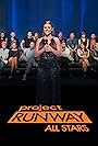 Alyssa Milano, Django Steenbakker, Anya Ayoung-Chee, Jasper Garvida, Evan Biddell, Juli Grbac, Sunny Fong, Irina Shabayeva, Seth Aaron Henderson, Anthony Ryan Auld, Dmitry Sholokhov, Cynthia Hayashi, Christina Exie, Michelle Lesniak, and Sean Kelly in Project Runway All Stars (2012)