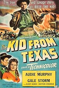 Audie Murphy and Gale Storm in The Kid from Texas (1950)