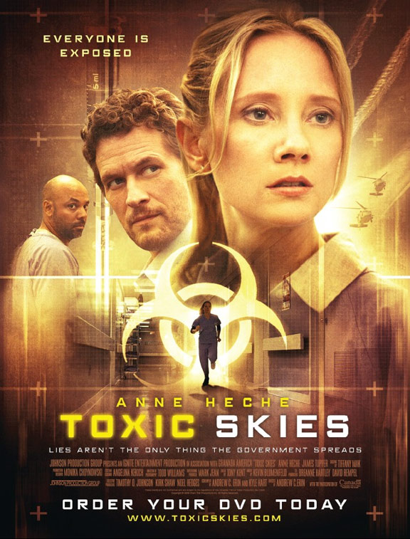 Anne Heche, Daniel Bacon, and James Tupper in Toxic Skies (2008)