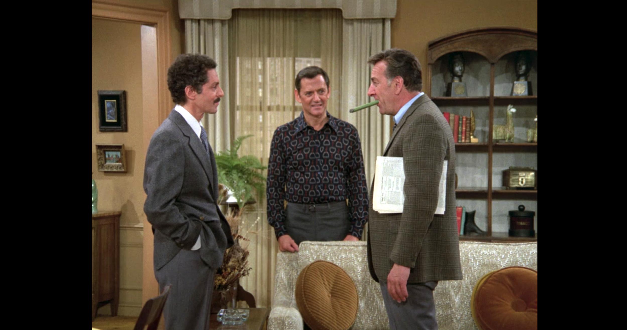 Jack Klugman, Allan Arbus, and Tony Randall in The Odd Couple (1970)