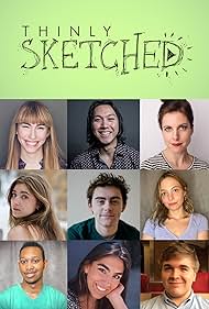 Jared Chinigo, Arman Nasim, Paula Leon, Keeon Wells, Jessica Drolet, Liza Giangrande, Joel Meyers, Zeeva Halpern, and Arianna Wellmoney in Thinly Sketched (2023)