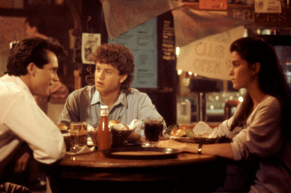 Jami Gertz, Kirk Cameron, and Tim Quill in Listen to Me (1989)