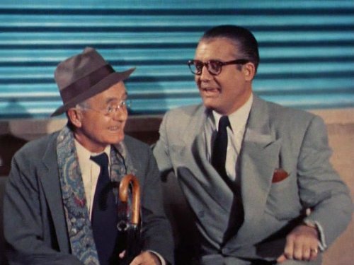 George Reeves and Phil Tead in Adventures of Superman (1952)