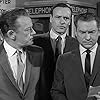 Richard Anderson, Russell Arms, and William Talman in Perry Mason (1957)