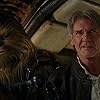 Harrison Ford and Peter Mayhew in Star Wars: Episode VII - The Force Awakens (2015)