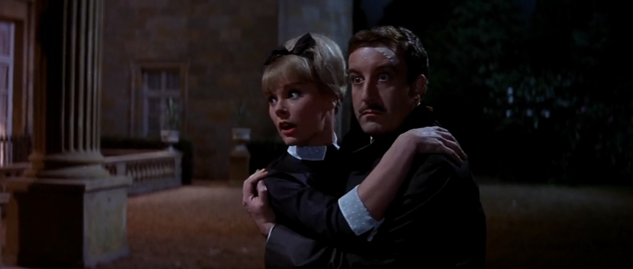 Peter Sellers and Elke Sommer in A Shot in the Dark (1964)