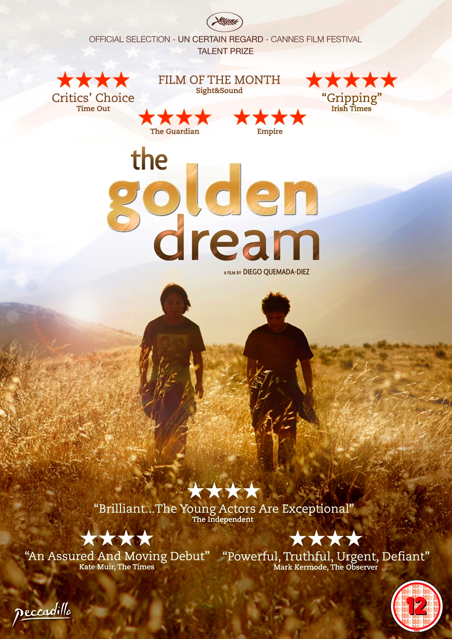 Rodolfo Domínguez and Brandon López in The Golden Dream (2013)