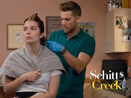 Dustin Milligan and Annie Murphy in Schitt's Creek (2015)