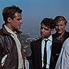 James Dean, Natalie Wood, Sal Mineo, Corey Allen, and Nick Adams in Rebel Without a Cause (1955)