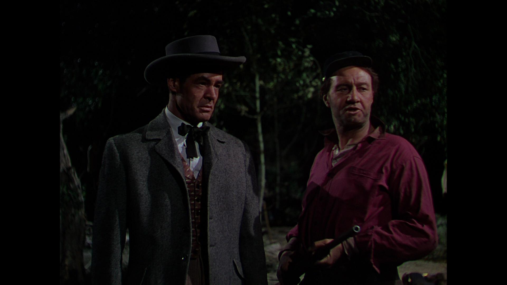 Frank Chase and Robert Ryan in Horizons West (1952)