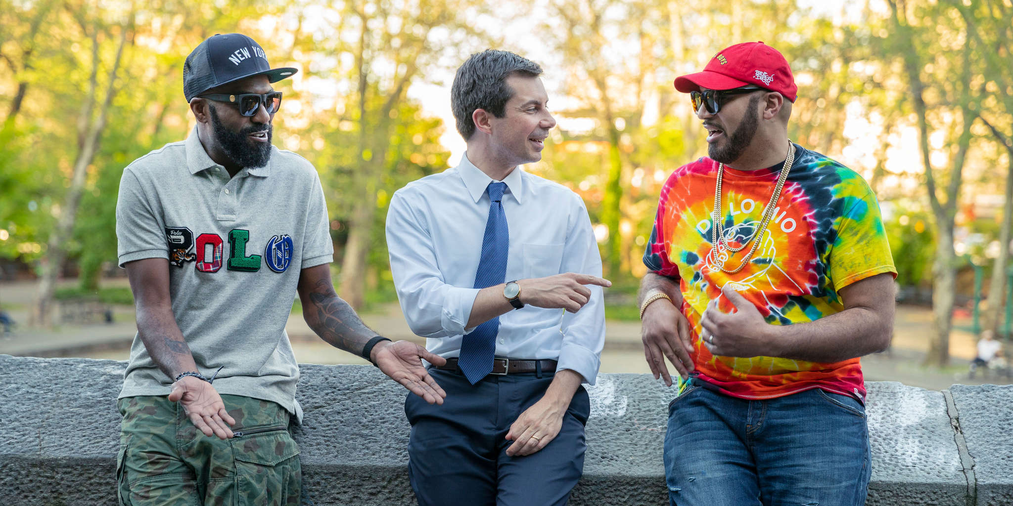 Pete Buttigieg, The Kid Mero, and Desus Nice in Platinum Dad Joke (2019)