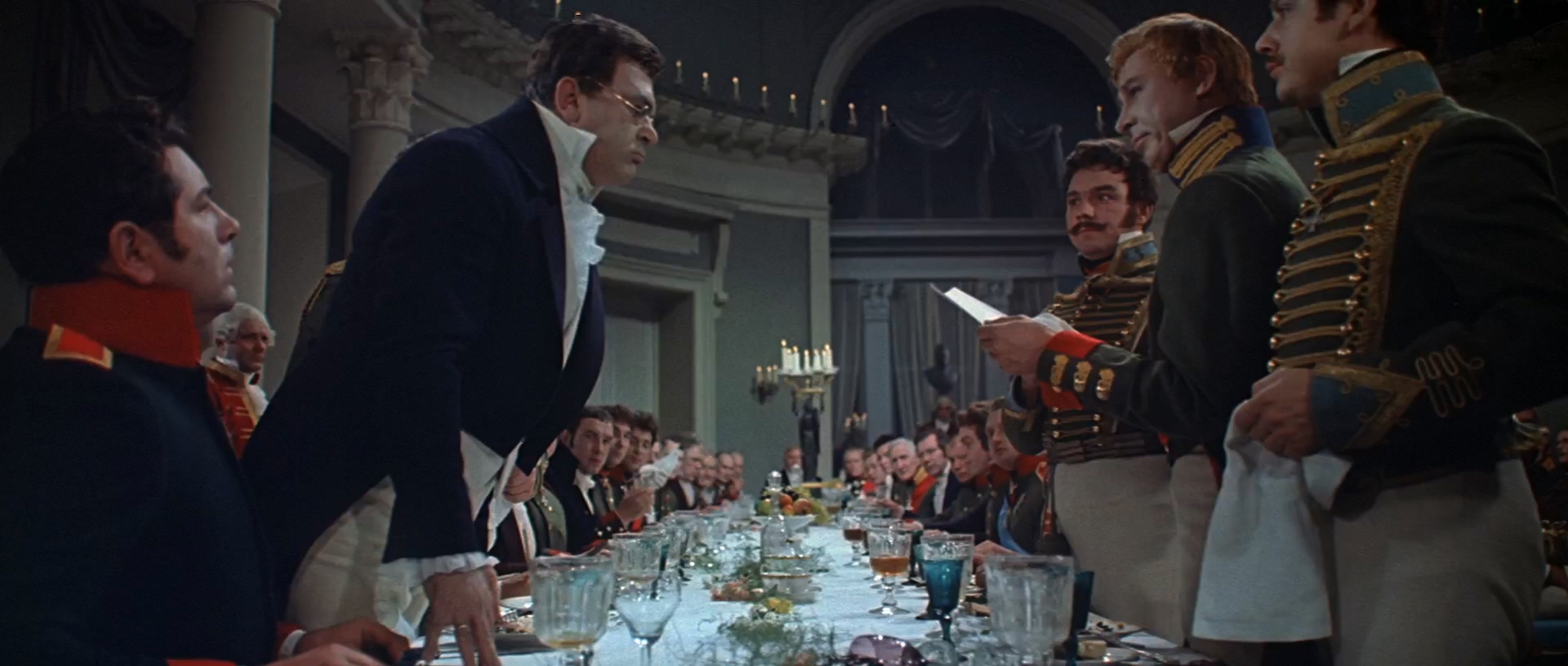 Nikolay Rybnikov, Sergey Bondarchuk, Oleg Tabakov, and Oleg Efremov in War and Peace (1965)