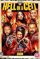 Randy Orton, Pamela Martinez, Drew McIntyre, Joshua Samuel Fatu, Joe Anoa'i, and Mercedes Varnado in WWE Hell in a Cell (2020)