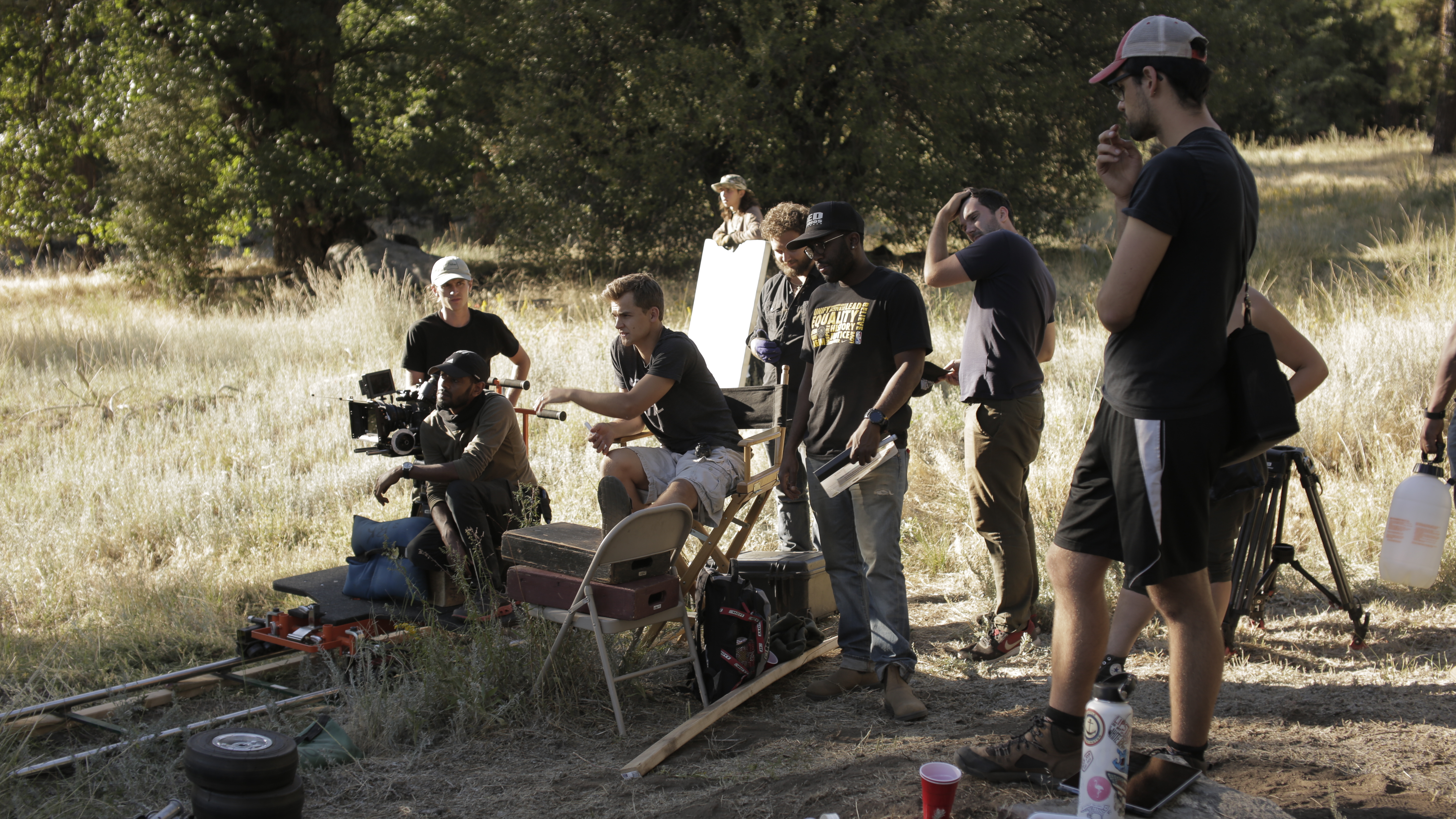 Patrick Manning, Forrest Clark, Sam Pemberton, Dawit Adera, Micah Malinics, Lance B. Witmer, and Hunter McKinney in Halfdanr (2021)