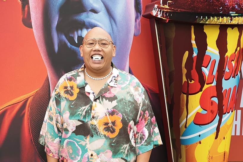 Jacob Batalon at an event for Reginald the Vampire (2022)