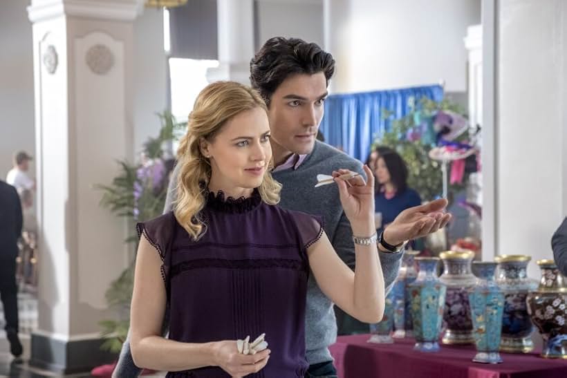 Amanda Schull and Peter Porte in Love, Once and Always (2018)