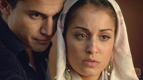 Álex González and Hiba Abouk in El Príncipe (2014)