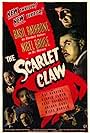 Basil Rathbone, Nigel Bruce, Paul Cavanagh, Gerald Hamer, Kay Harding, and Arthur Hohl in The Scarlet Claw (1944)