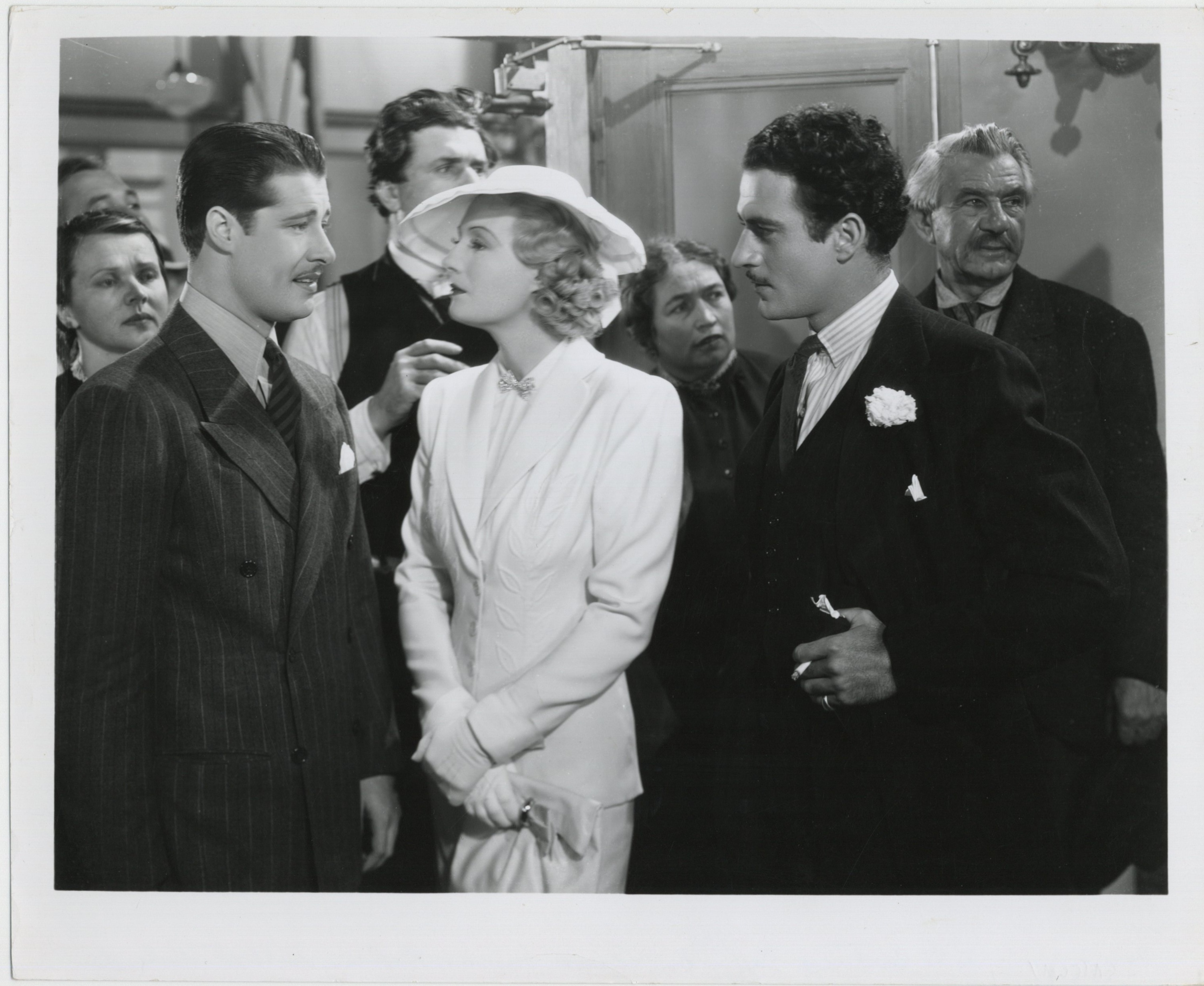 Don Ameche, Binnie Barnes, Martha Bamattre, Maurice Moscovitch, and Gilbert Roland in Gateway (1938)