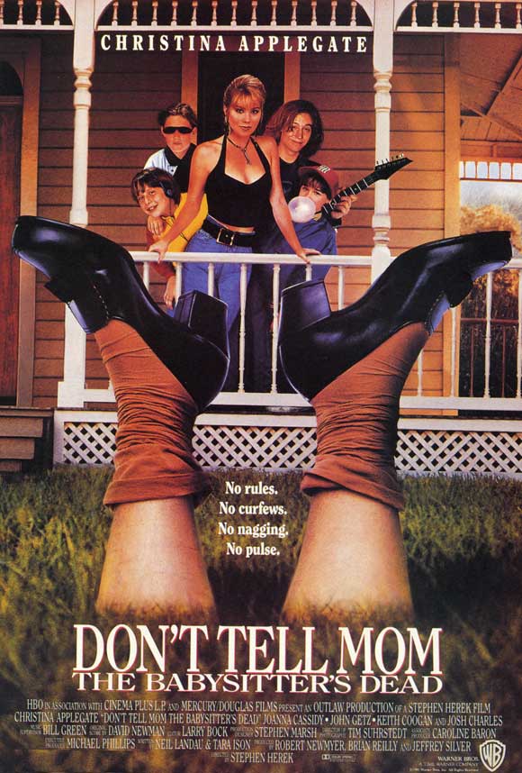 Christina Applegate, Keith Coogan, Robert Hy Gorman, Danielle Harris, and Christopher Pettiet in Don't Tell Mom the Babysitter's Dead (1991)