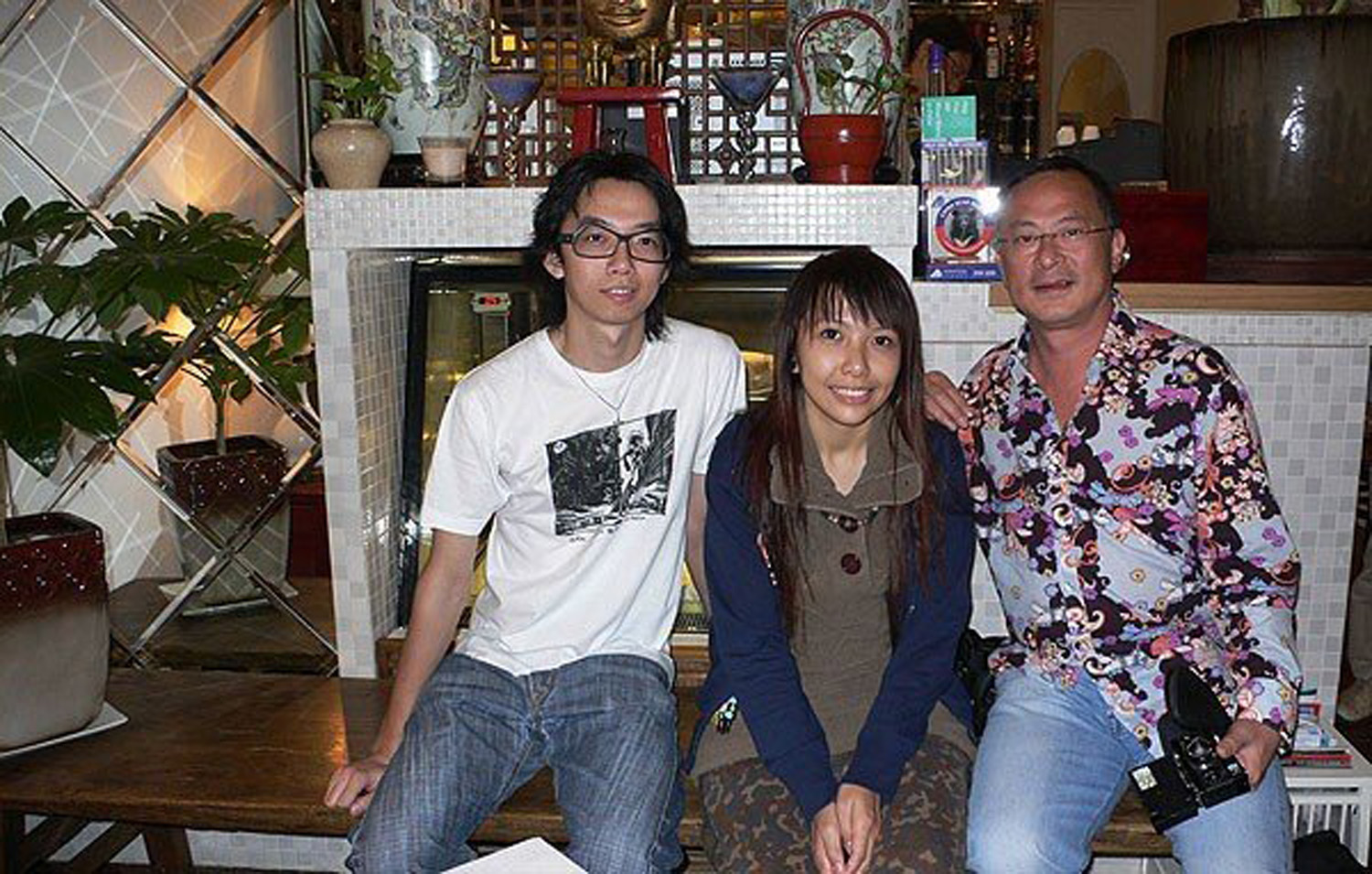 Johnnie To and Wai Kit Pang at an event for Linger (2008)