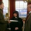 James Fleet, Dawn French, and Gary Waldhorn in The Vicar of Dibley (1994)