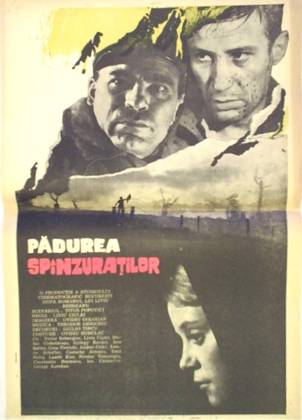 Liviu Ciulei, Victor Rebengiuc, and Anna Széles in Forest of the Hanged (1965)