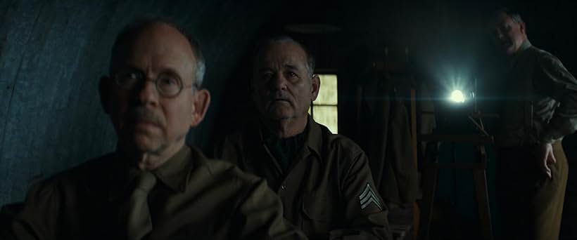 Bill Murray, Bob Balaban, and Hugh Bonneville in The Monuments Men (2014)