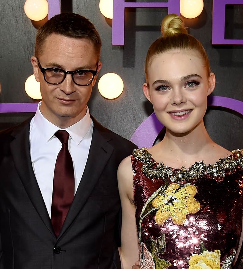 Nicolas Winding Refn and Elle Fanning at an event for The Neon Demon (2016)