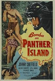 Lita Baron, Harry Lewis, Allene Roberts, and Johnny Sheffield in Bomba on Panther Island (1949)