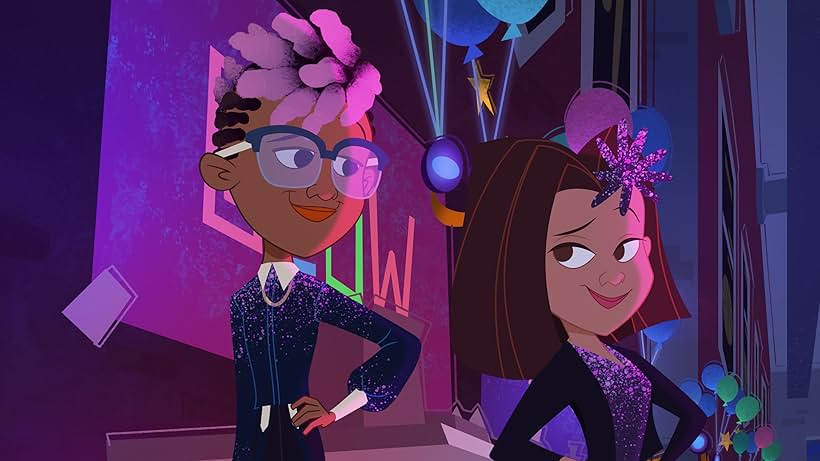 Alisa Reyes and E.J. Johnson in The Proud Family: Louder and Prouder (2022)