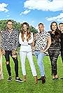 Lorraine Chase, Louie Spence, Megan McKenna, Charlotte Dawson, Bobby Cole Norris, Gleb Savchenko, Ashley McKenzie, and Sandi Bogle in Celebs on the Farm (2018)