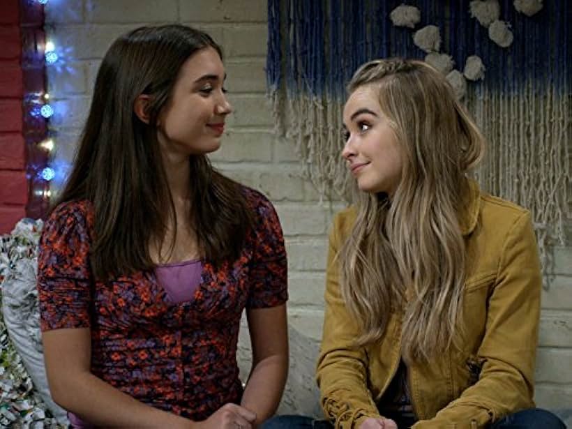 Rowan Blanchard and Sabrina Carpenter in Girl Meets World (2014)