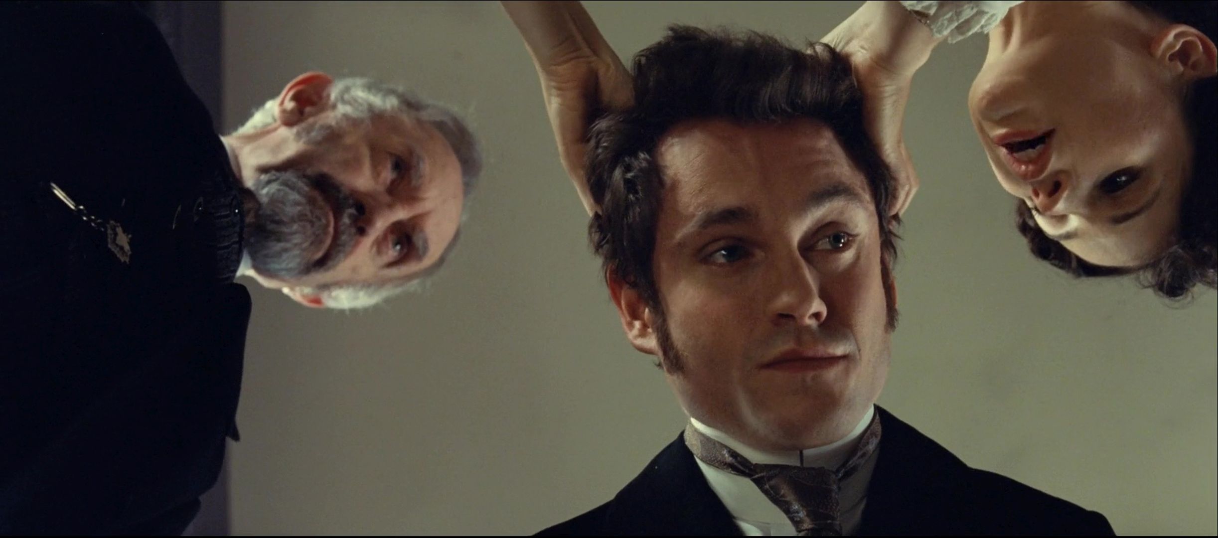 Jonathan Pryce, Hugh Dancy, and Felicity Jones in Hysteria (2011)