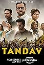 Dimple Kapadia, Saif Ali Khan, Kumud Mishra, Gauahar Khan, Sunil Grover, Sarah Jane Dias, Mohd. Zeeshan Ayyub, and Kritika Kamra in Tandav (2021)