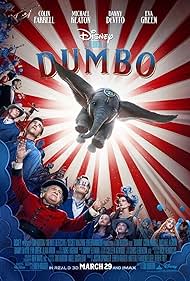 Danny DeVito, Danny Elfman, Michael Keaton, Colin Farrell, Derek Frey, Rick Heinrichs, Ehren Kruger, Deobia Oparei, Roshan Seth, Ben Davis, Eva Green, Joseph Gatt, Frank Bourke, Sharon Rooney, Ragevan Vasan, Finley Hobbins, Nico Parker, and Zenaida Alcalde in Dumbo (2019)