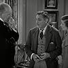 Katharine Hepburn, John Barrymore, and Henry Stephenson in A Bill of Divorcement (1932)