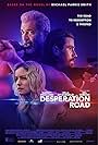 Mel Gibson, Cassian Elwes, Paulina Gálvez, Ryan Hurst, Walter Josten, Pyper Braun, Kat Foster, Willa Fitzgerald, Nadine Crocker, Haim Mazar, and Sy Turnbull in Desperation Road (2023)