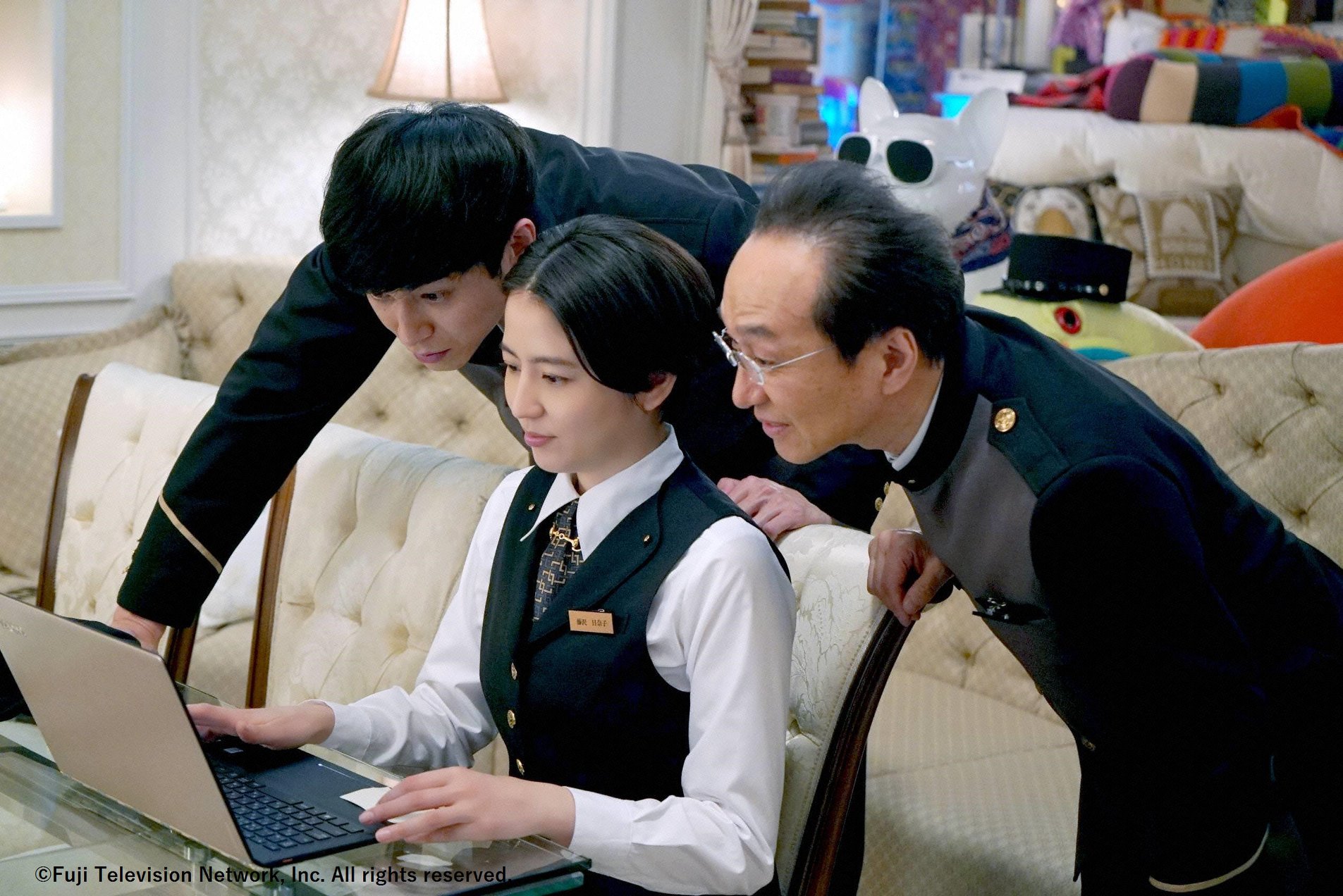 Fumiyo Kohinata, Masami Nagasawa, and Masahiro Higashide in The Confidence Man JP (2018)