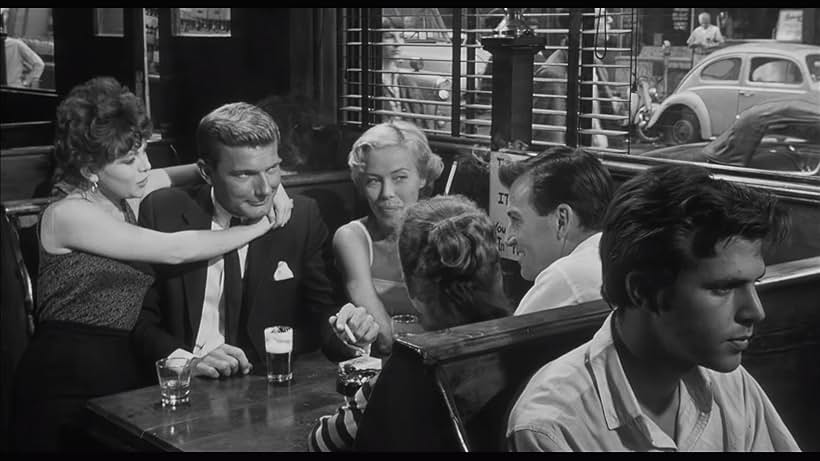 Melinda Cordell, James Cresson, Tani Guthrie, and Robert Hogan in Greenwich Village Story (1963)