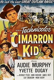 Noah Beery Jr., Audie Murphy, Yvette Duguay, and Beverly Tyler in The Cimarron Kid (1952)