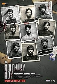 Ravi Krishna, Pramodini Pammi, Raja Ashok Vallamsetty, Rahul Chilampalli, Mani Vaaka, Sai Arun Pattaparla, Vikranth Ved, Rajeev Kanakala, and Sameer Malla in The Birthday Boy (2024)