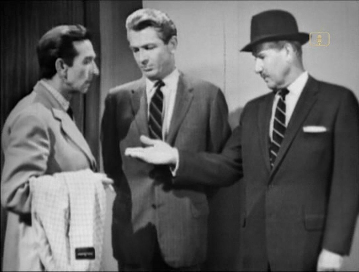 Raymond Francis, Eric Lander, and Jack Rodney in No Hiding Place (1959)