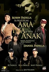 Robin Padilla, Matt Padilla, Mariel Rodriguez, RJ Padilla, Bela Padilla, Kylie Padilla, and Daniel Padilla in Sa ngalan ng ama, ina at mga anak (2014)