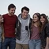 Matthew Pohlkamp, Isabella Bazler, Erich Riegelmann, Natalie Pelletier, and Maggie Rose Hudson in Geo-Disaster (2017)