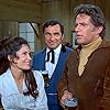 Robert Brown, Mark Lenard, and Jennifer West in Here Come the Brides (1968)