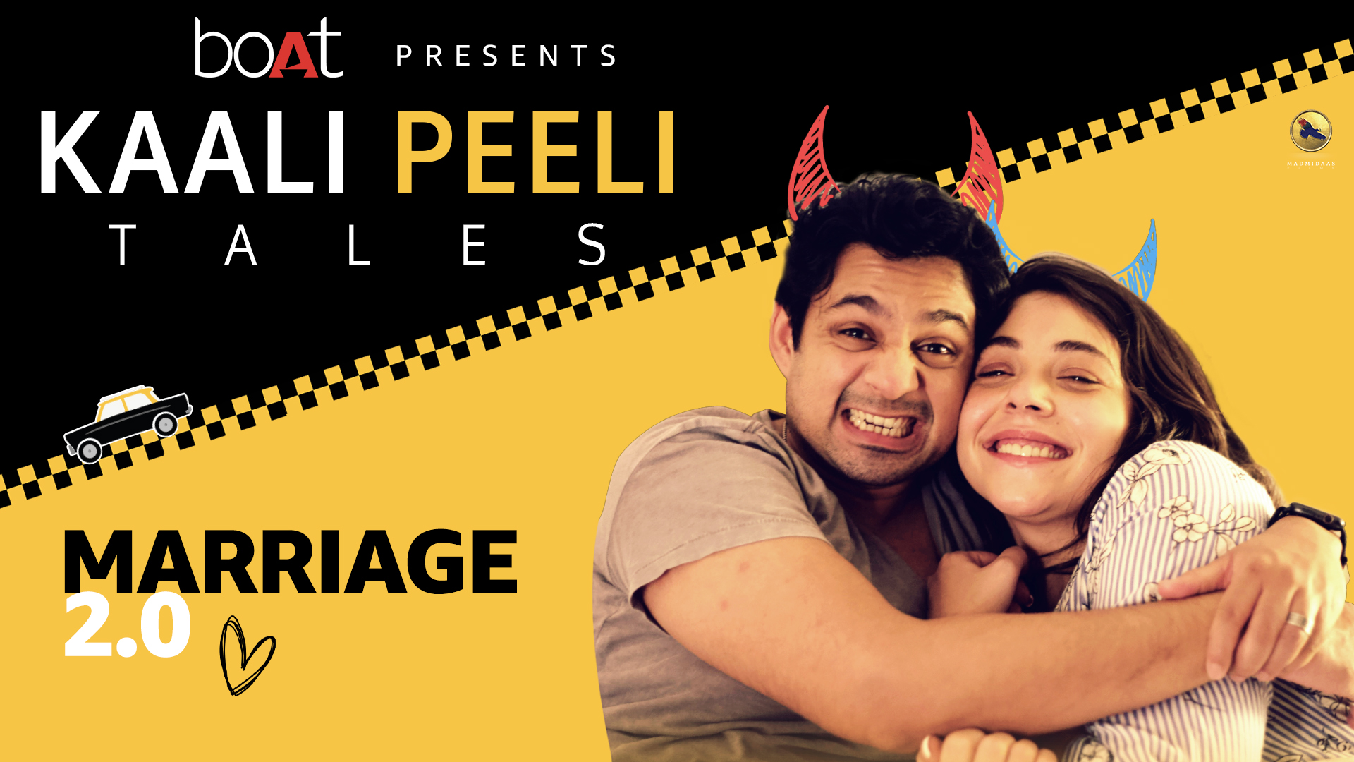 Maanvi Gagroo, Mrinmayee Godbole, Hussain Dalal, and Varun Tewari in Kaali Peeli Tales (2021)